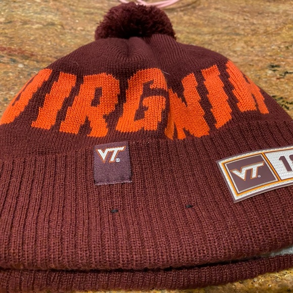 NWOT - Virginia Tech Beanie - Excellent condition. Fleece lined very warm. - Picture 7 of 7